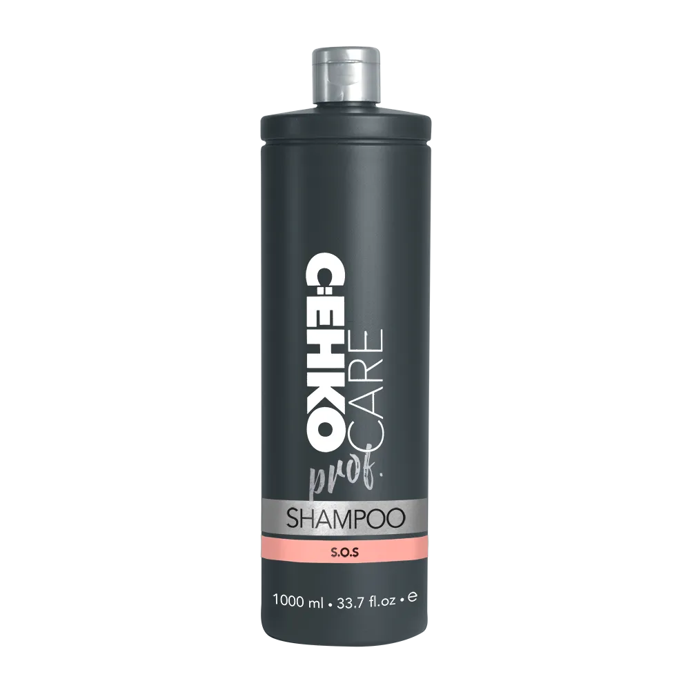 C:ehko Care Prof. Shampoo S.O.S.,  šampoon helendatud ja pleegitatud